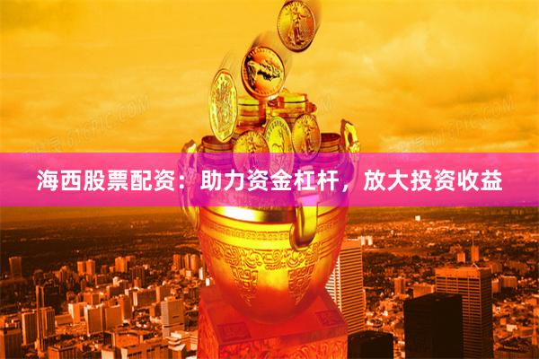 海西股票配资：助力资金杠杆，放大投资收益
